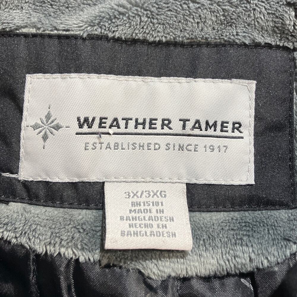 Weather Tamer Black All Weather Hooded Jacket Parka Women 3X - Picture 3 of 9